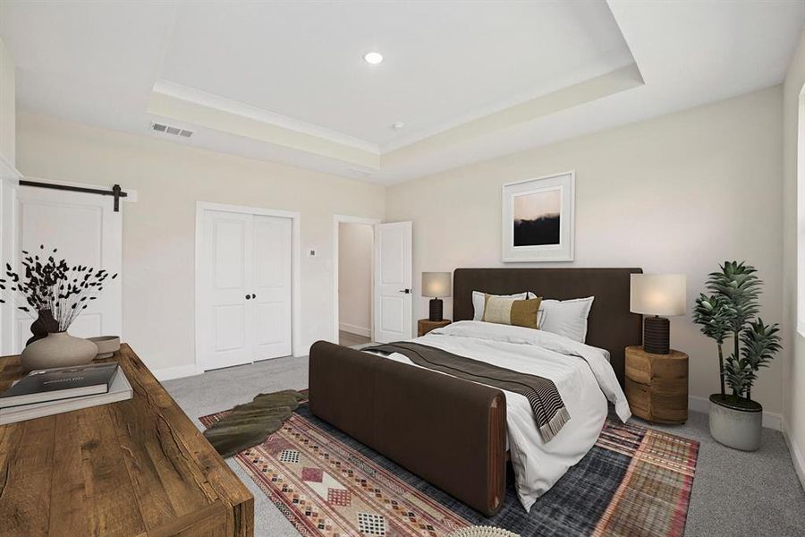 Furnished interior view inside a new home in Elevon, Lavon (Image 15). Furnished interior view inside a new home in Elevon, Lavon (Image 15).