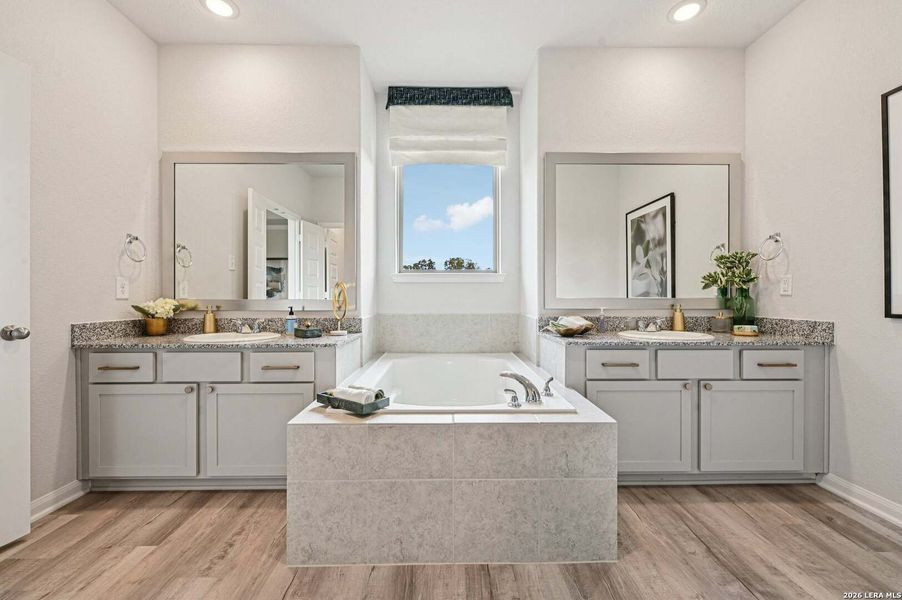 Furnished interior view inside a new home in Lonesome Dove, San Antonio (Image 9).