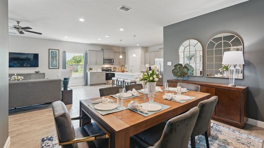 Furnished interior view inside a new home in Retta Estates, Mansfield (Image 4).