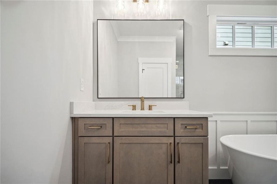 Furnished interior view inside a new home in South on Main, Woodstock (Image 4).