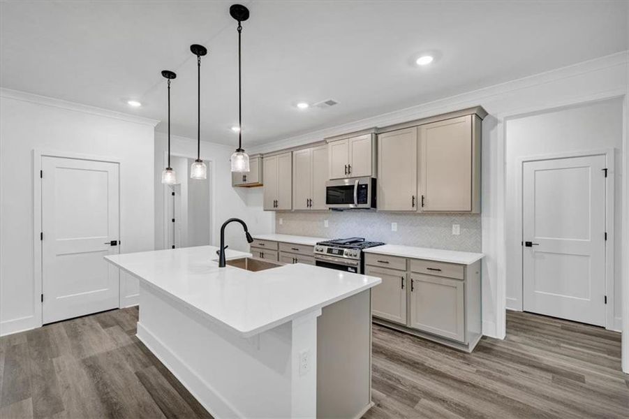 Furnished interior view inside a new home in Tuscany Hills, Douglasville (Image 11).