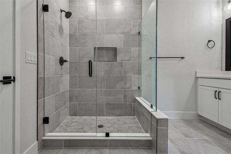 Furnished interior view inside a new home in Towns at Union, St. Petersburg (Image 12).