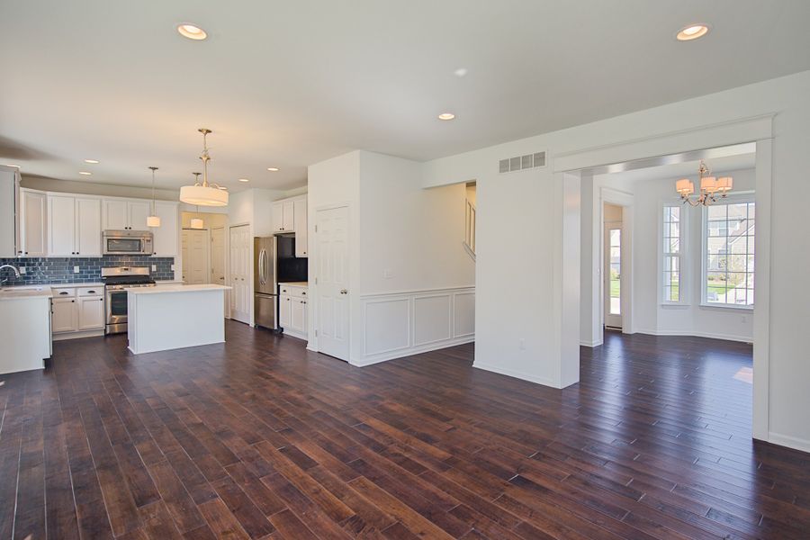 Representative unfurnished interior of a home built from the The Kettering by Norfolk Homes in Preserve at Magnolia Park, Jackson (Image 56).