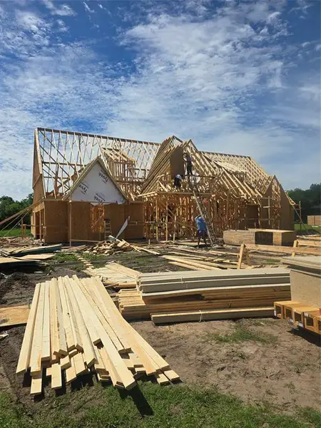 In-progress construction of a new home in , Weatherford, TX (Image 4). In-progress construction of a new home in , Weatherford, TX (Image 4).