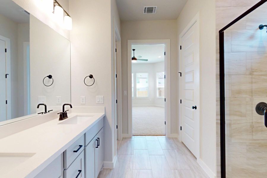 Furnished interior view inside a new home in Cascades at Onion Creek, Austin (Image 9).