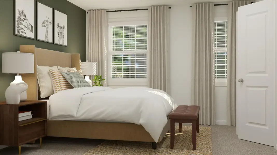 Furnished interior view inside a new home in Lively Ranch: Highlands Collection, Georgetown (Image 26).