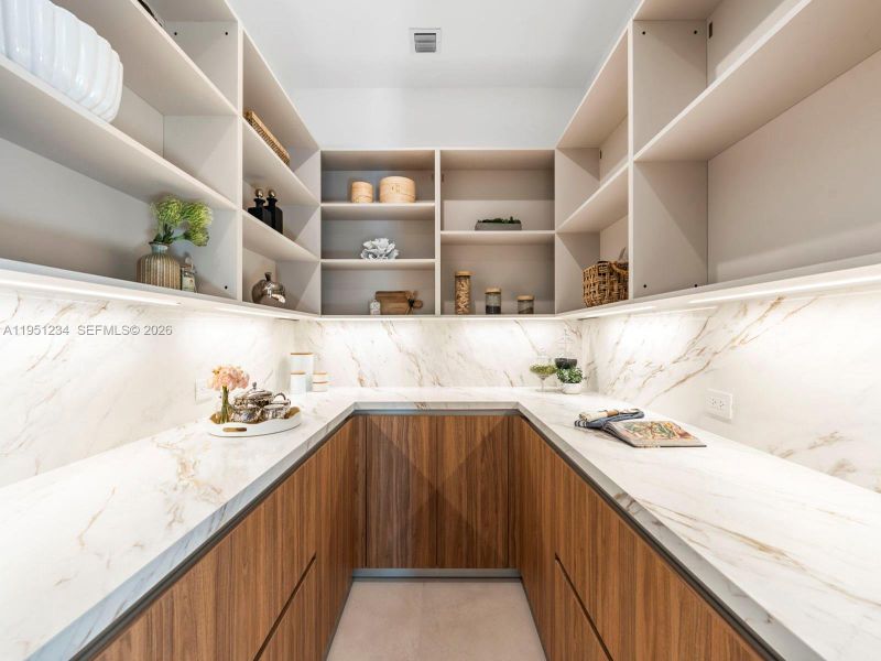 Furnished interior view inside a new home in , Palmetto Bay (Image 7).