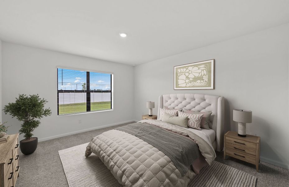 Furnished interior view inside a new home in Caloosa Cove, Labelle (Image 7).