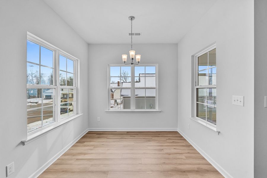 Spacious, unfurnished interior of a new home in Brayden, Advance (Image 20). Spacious, unfurnished interior of a new home in Brayden, Advance (Image 20).