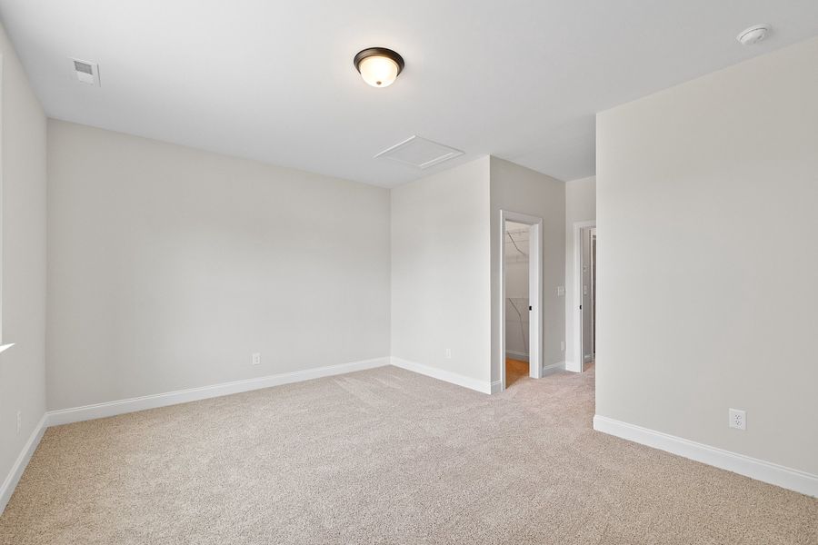Representative unfurnished interior of a home built from the The Bradley by RobuckHomes in Baylee Ridge, Selma (Image 193). Representative unfurnished interior of a home built from the The Bradley by RobuckHomes in Baylee Ridge, Selma (Image 193).