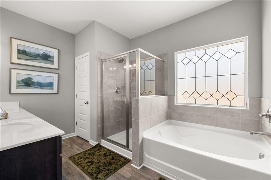 Furnished interior view inside a new home in Hillcrest Park, Ringgold (Image 17).
