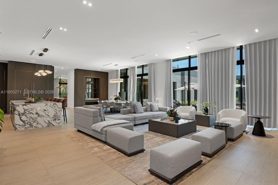 Furnished interior view inside a new home in , Pinecrest (Image 49).