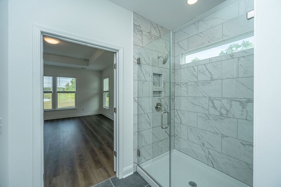 Representative unfurnished interior of a home built from the Mercer by Center Park Homes in Central Estates, Summerville (Image 16). Representative unfurnished interior of a home built from the Mercer by Center Park Homes in Central Estates, Summerville (Image 16).