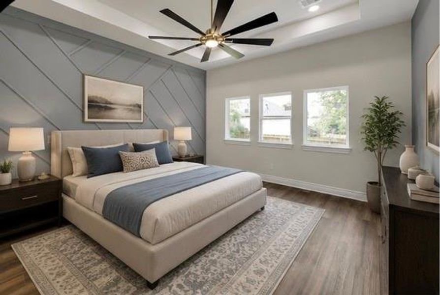 Furnished interior view inside a new home in , Montgomery (Image 6). Furnished interior view inside a new home in , Montgomery (Image 6).