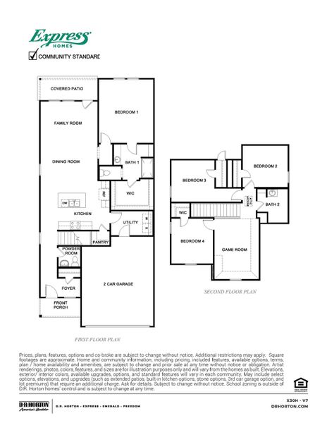 2D floor plan layout of this home in Wildwood, Royse City, TX (Image 2). 2D floor plan layout of this home in Wildwood, Royse City, TX (Image 2).