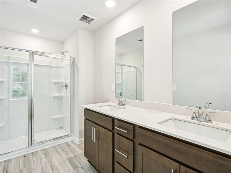 Furnished interior view inside a new home in , Conyers (Image 9).