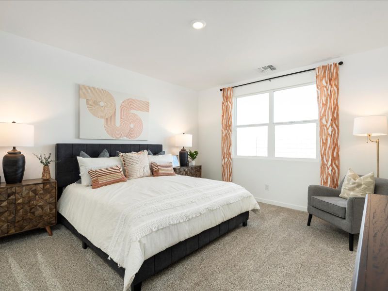 Bedroom in the Jubilee Floorplan at Bella Vista Trails