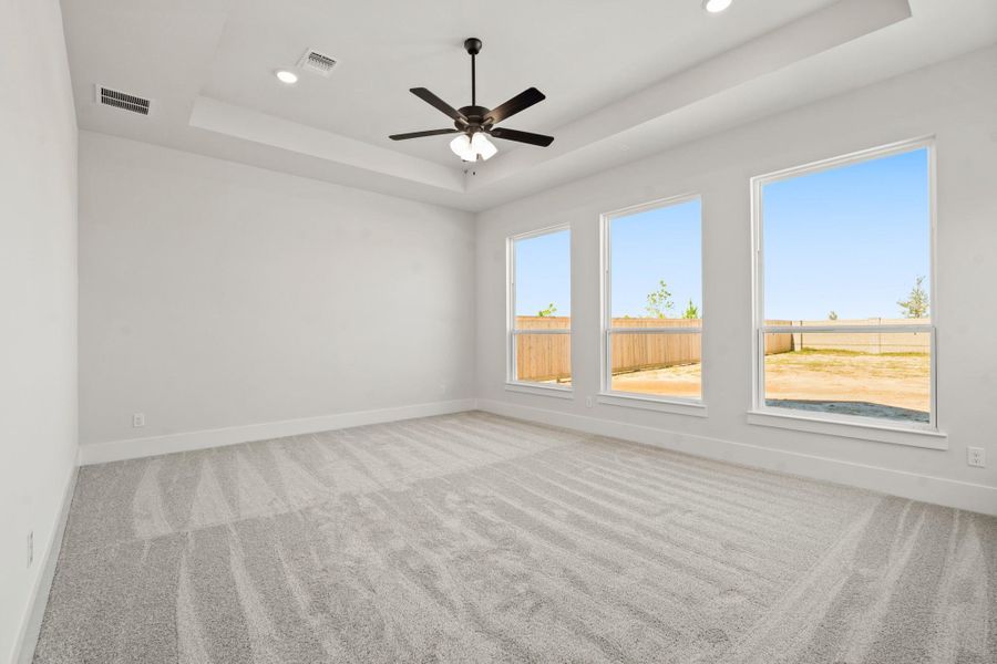 Spacious, unfurnished interior of a new home in Bridgeland, Cypress (Image 41). Spacious, unfurnished interior of a new home in Bridgeland, Cypress (Image 41).