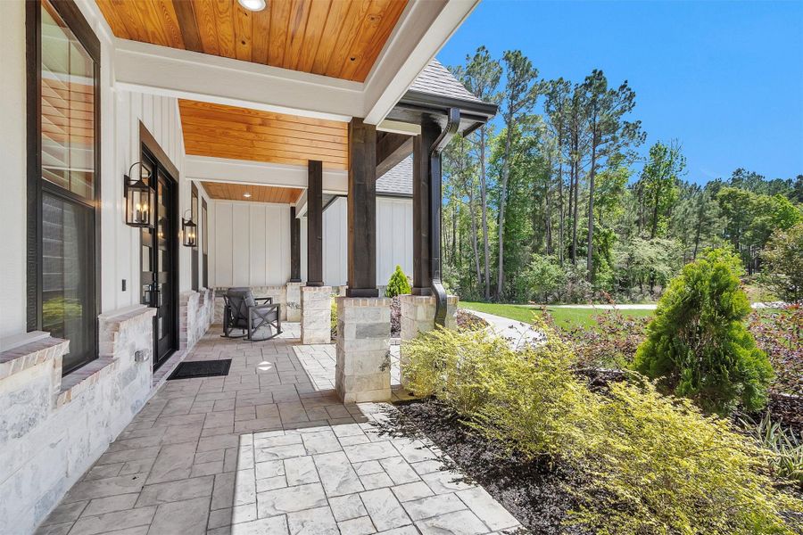 Exterior details and patio area of a home in , Montgomery (Image 25).