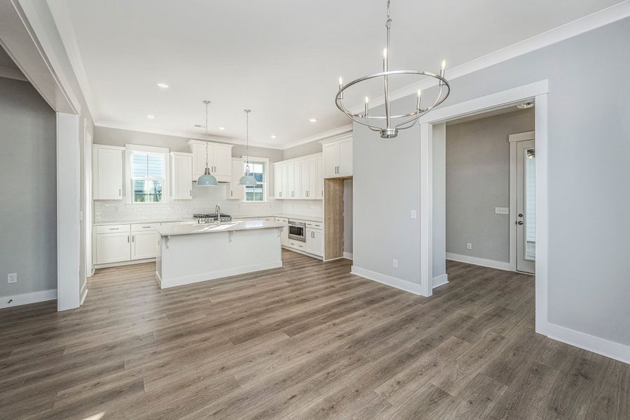 Representative unfurnished interior of a home built from the Moultrie by Homes by Dickerson in Nexton, Summerville (Image 22).