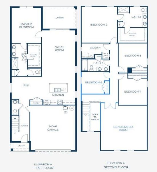 Floor Plan - actual features may vary.