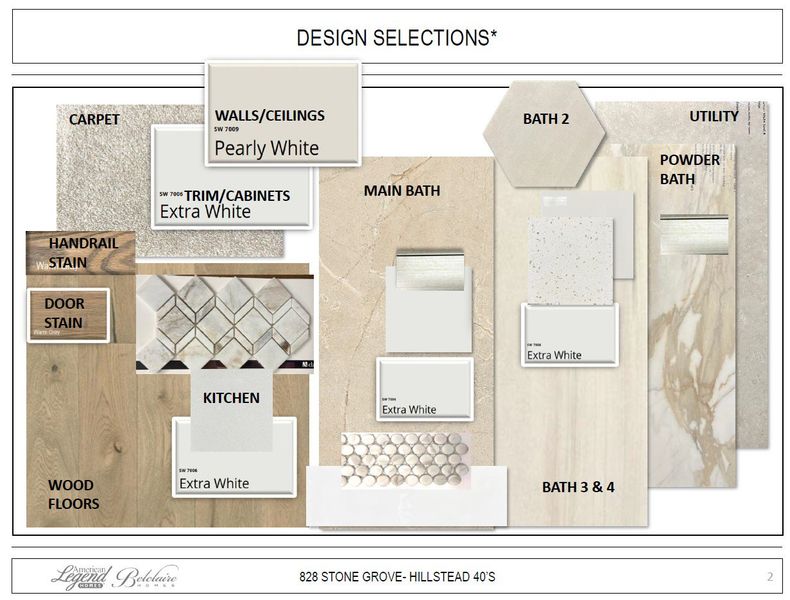 Representative photo of design selections for 828 Stone Grove Representative photo of design selections for 828 Stone Grove