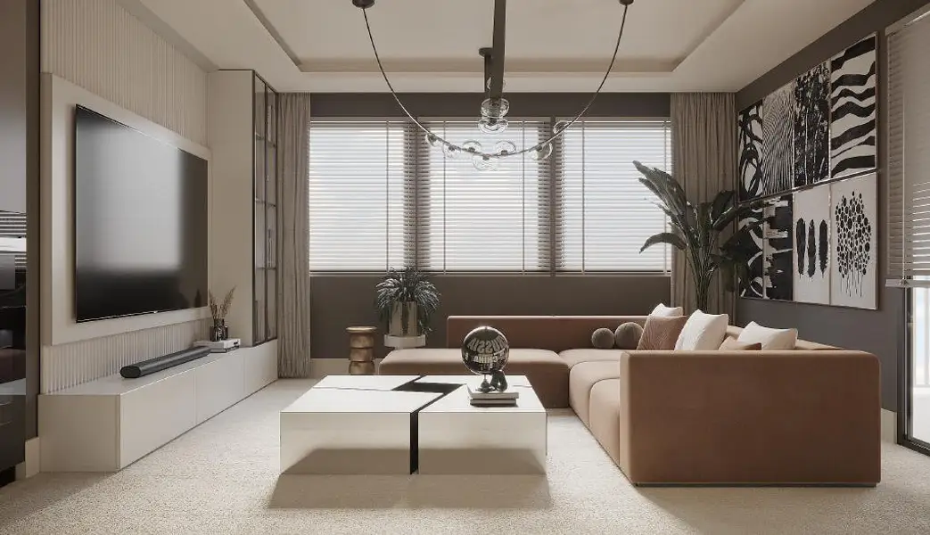 Furnished interior view inside a new home in , Jonestown (Image 21).