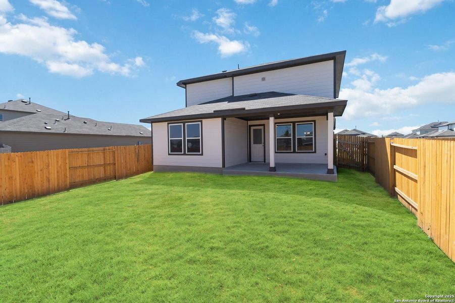 Front exterior of a new home in Willow Point, San Antonio, TX, highlighting curb appeal (Image 16). Front exterior of a new home in Willow Point, San Antonio, TX, highlighting curb appeal (Image 16).