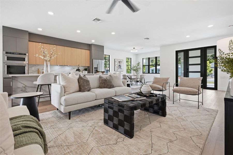 Furnished interior view inside a new home in , St. Petersburg (Image 14). Furnished interior view inside a new home in , St. Petersburg (Image 14).