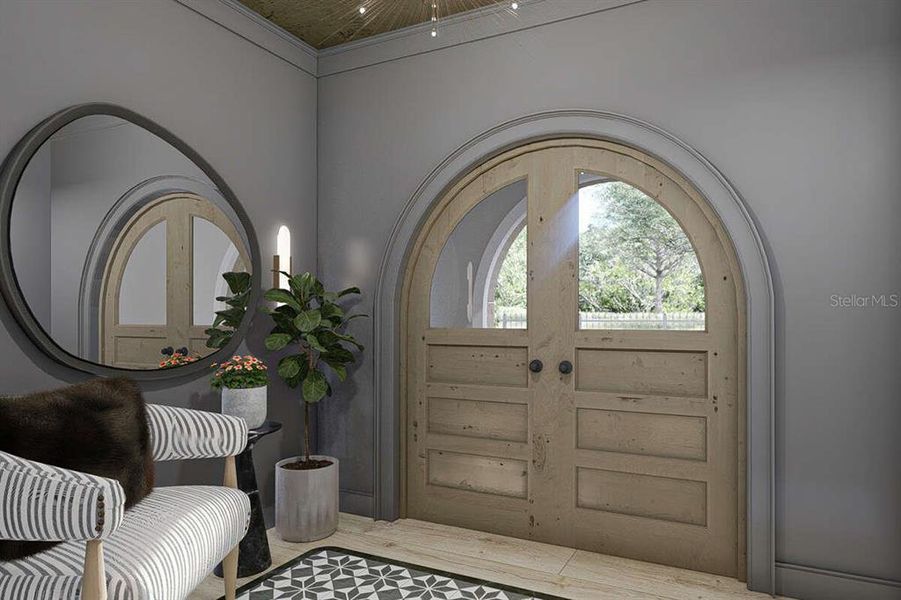 Furnished interior view inside a new home in , Tampa (Image 10).