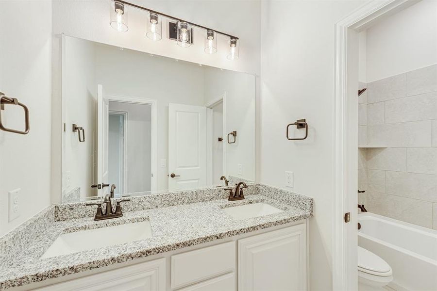 Furnished interior view inside a new home in East Oak Creek 60-65, Commerce (Image 9). Furnished interior view inside a new home in East Oak Creek 60-65, Commerce (Image 9).