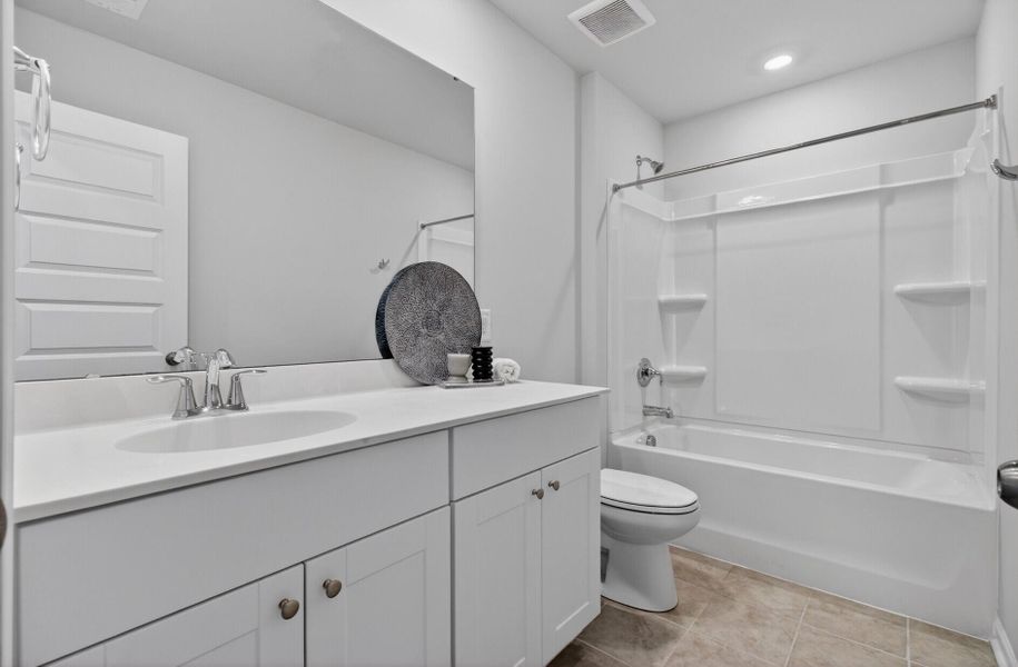 Furnished interior view inside a new home in Lindera Preserve at Cane Bay Plantation, Summerville (Image 16).