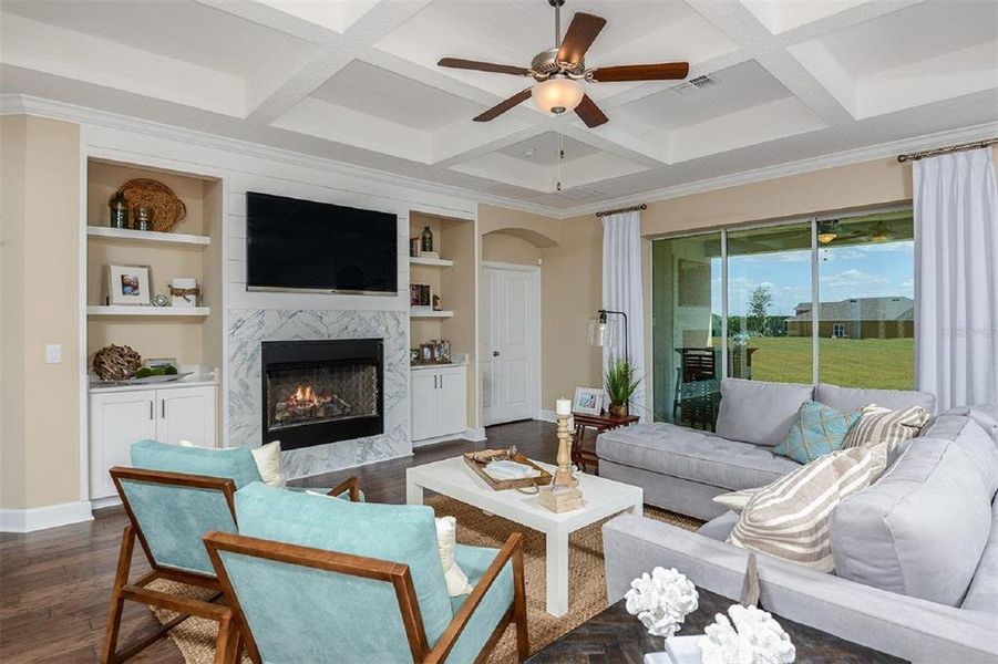 Furnished interior view inside a new home in Wilford Preserve, Orange Park (Image 6).