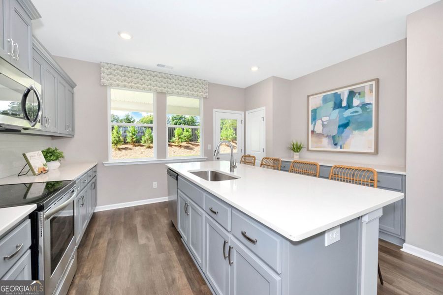 Furnished interior view inside a new home in Ivy Glen, Perry (Image 9).