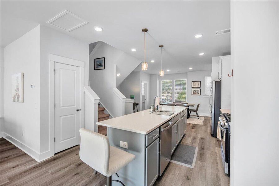 Furnished interior view inside a new home in Coopers Bluff, Hanahan (Image 9). Furnished interior view inside a new home in Coopers Bluff, Hanahan (Image 9).