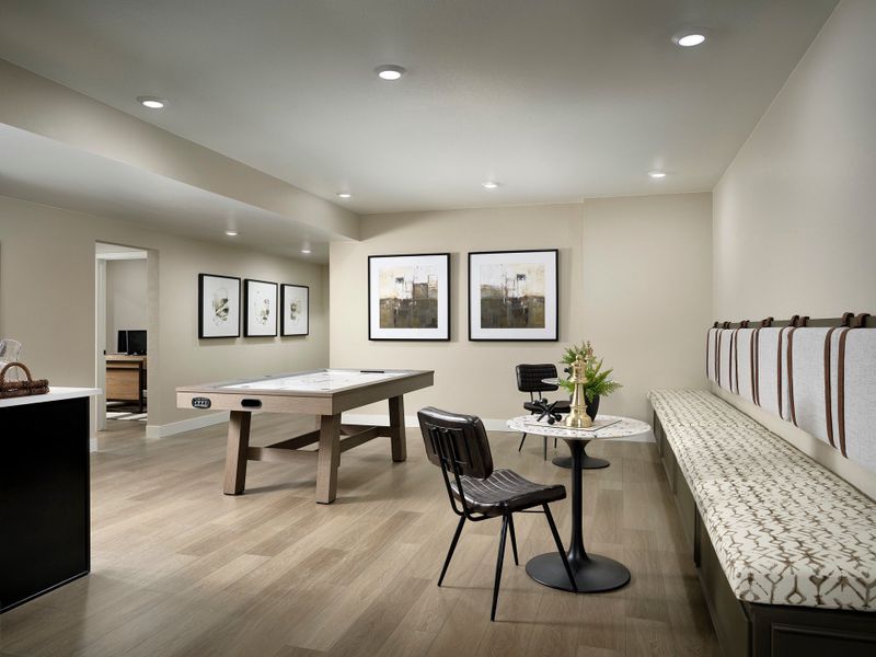 Representative furnished interior of a home built from the 5016 by Tri Pointe Homes in The Aurora Highlands, Aurora (Image 10).