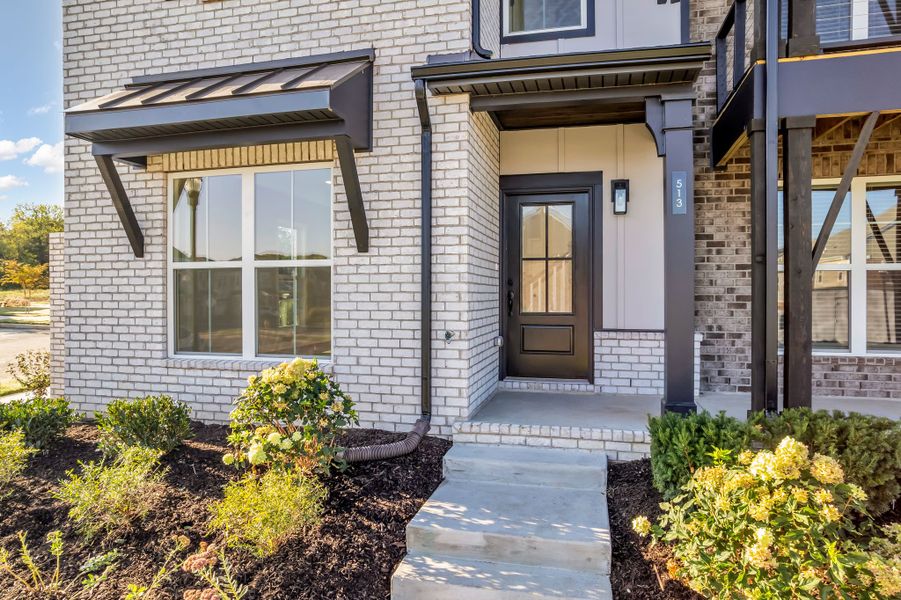Exterior details and patio area of a home in Anderson Park, Hendersonville (Image 3).