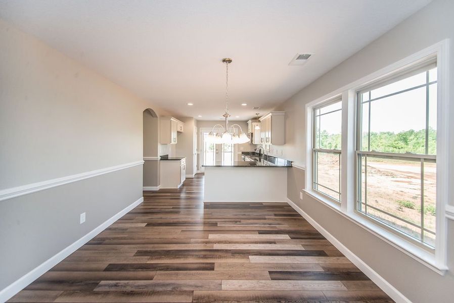 Representative unfurnished interior of a home built from the Pacific by Enchanted Homes in Arcadia Village, Spartanburg (Image 31).