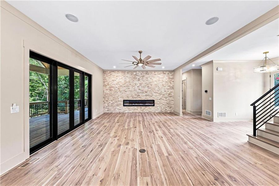 Spacious, unfurnished interior of a new home in , Flowery Branch (Image 36). Spacious, unfurnished interior of a new home in , Flowery Branch (Image 36).