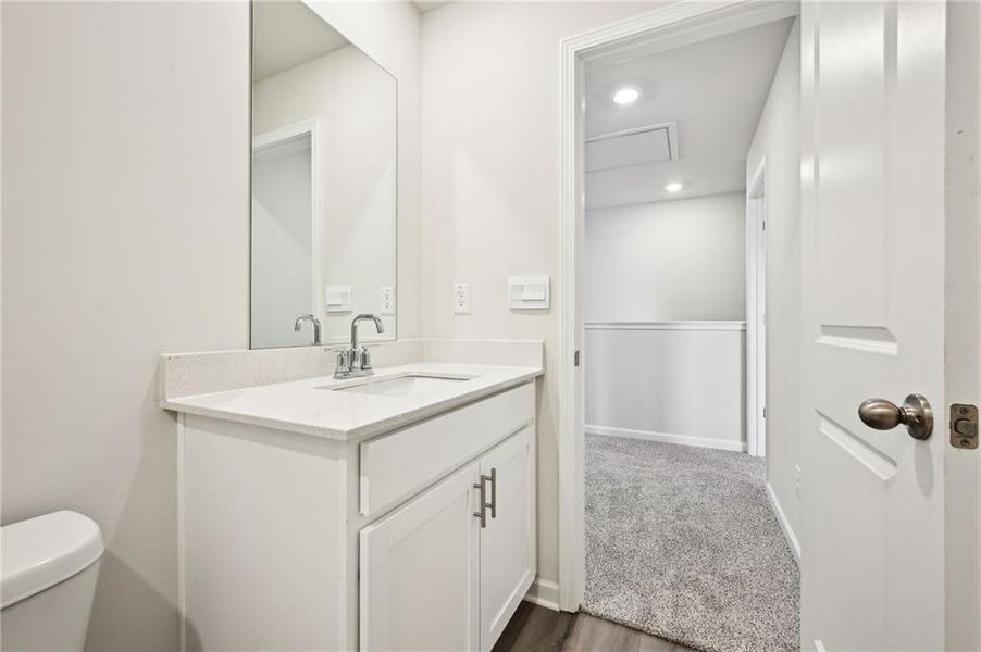 Furnished interior view inside a new home in Hawthorne Station, College Park (Image 4). Furnished interior view inside a new home in Hawthorne Station, College Park (Image 4).