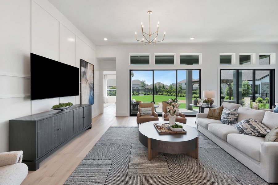 The Tomball - Family Room