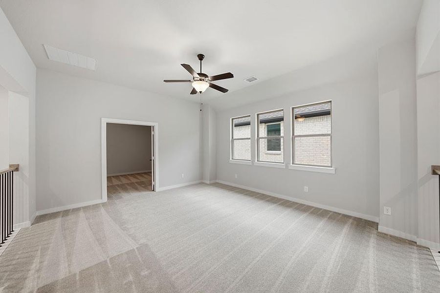 Spacious, unfurnished interior of a new home in Light Farms Brenham - 40' Lots, Celina (Image 21). Spacious, unfurnished interior of a new home in Light Farms Brenham - 40' Lots, Celina (Image 21).