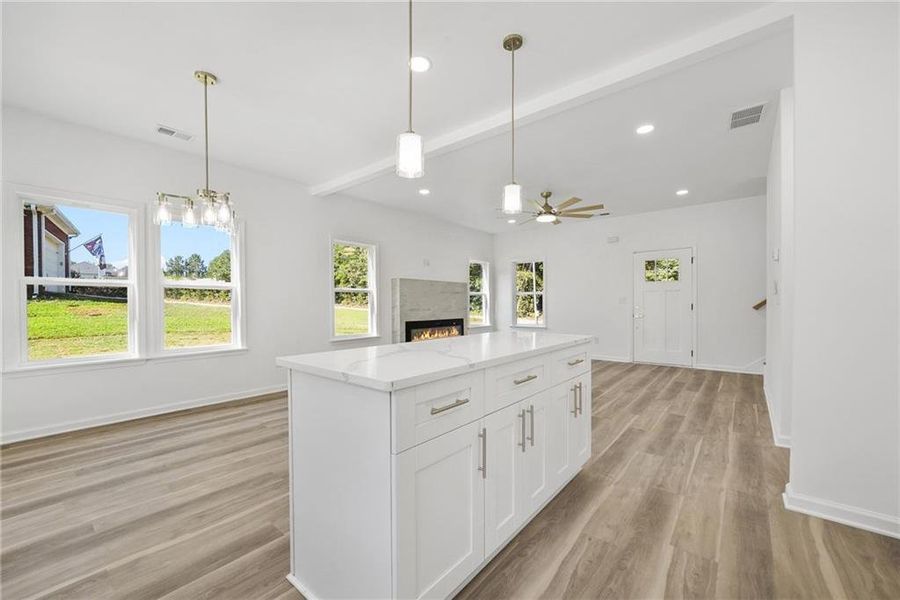 Furnished interior view inside a new home in , Covington (Image 6).