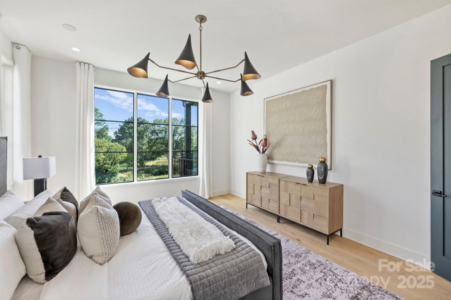 Furnished interior view inside a new home in , Charlotte (Image 4).