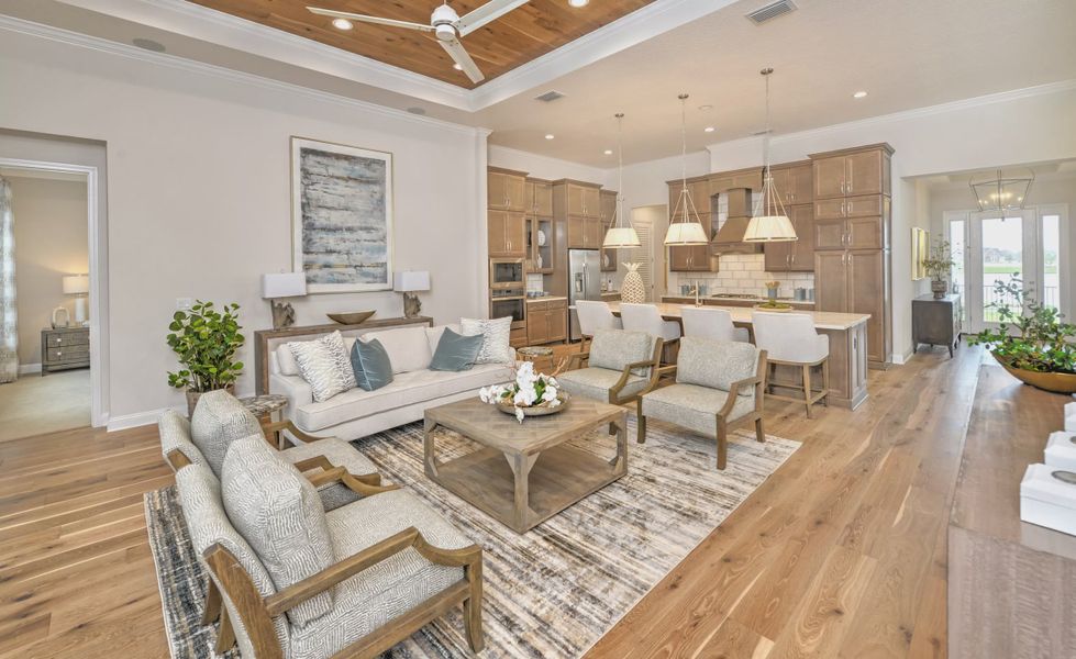 Furnished interior view inside a new home in Seven Pines, Jacksonville (Image 12).