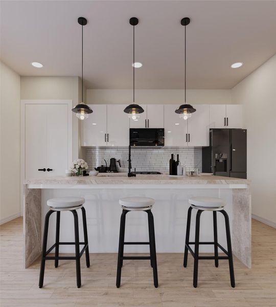 Furnished interior view inside a new home in , Houston (Image 5). Furnished interior view inside a new home in , Houston (Image 5).