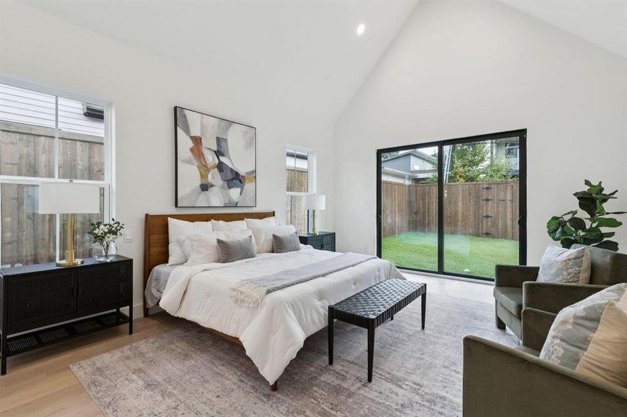 Furnished interior view inside a new home in , Dallas (Image 14).