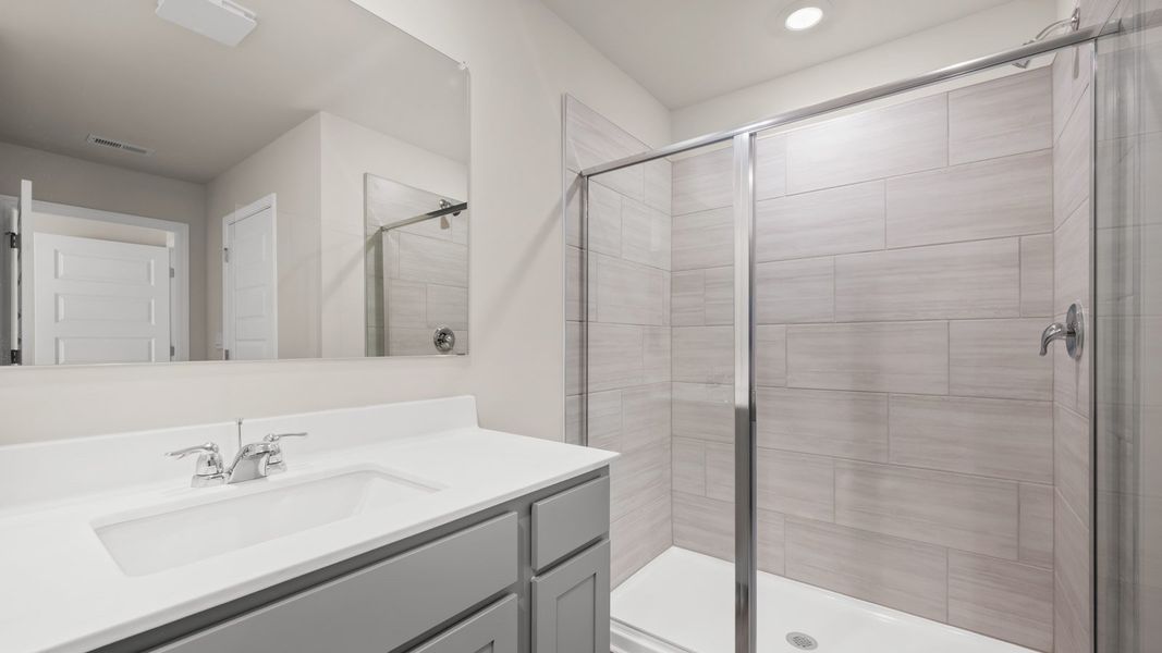 Furnished interior view inside a new home in Echo Glen, Stockbridge (Image 13).