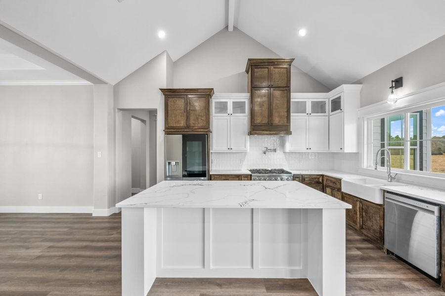 Furnished interior view inside a new home in , New Waverly (Image 9). Furnished interior view inside a new home in , New Waverly (Image 9).