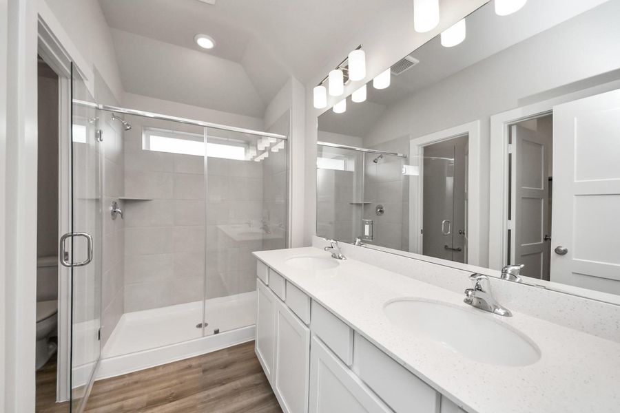 Furnished interior view inside a new home in Sorella: Signature Collection, Tomball (Image 8).